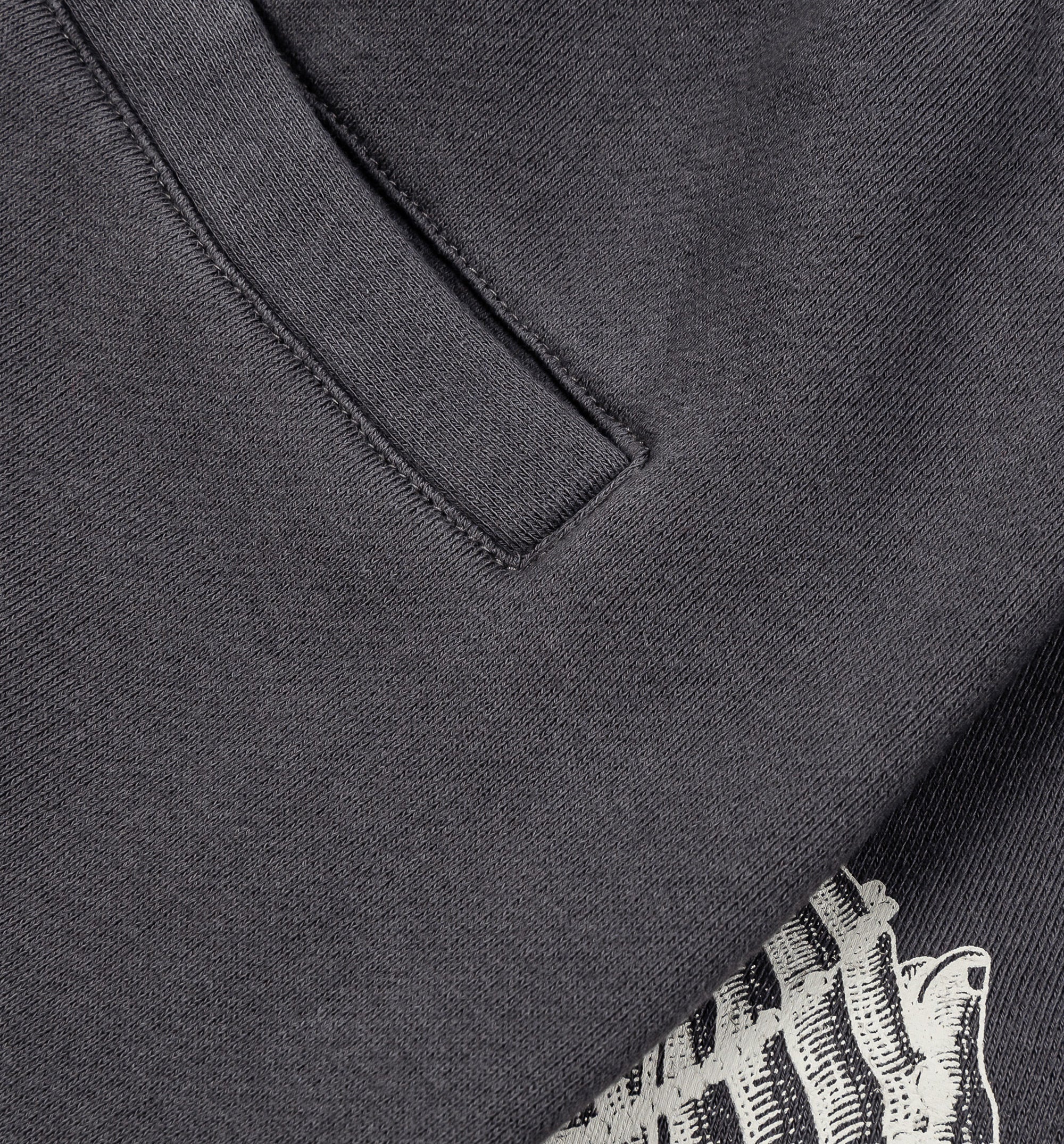 Prayer Washed Fleece Jogger Mens Pant Grey Beige