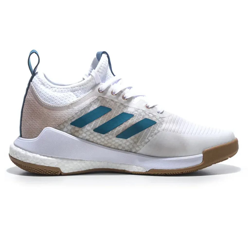 Tênis Adidas Crazyflight Mid Branco Bege
