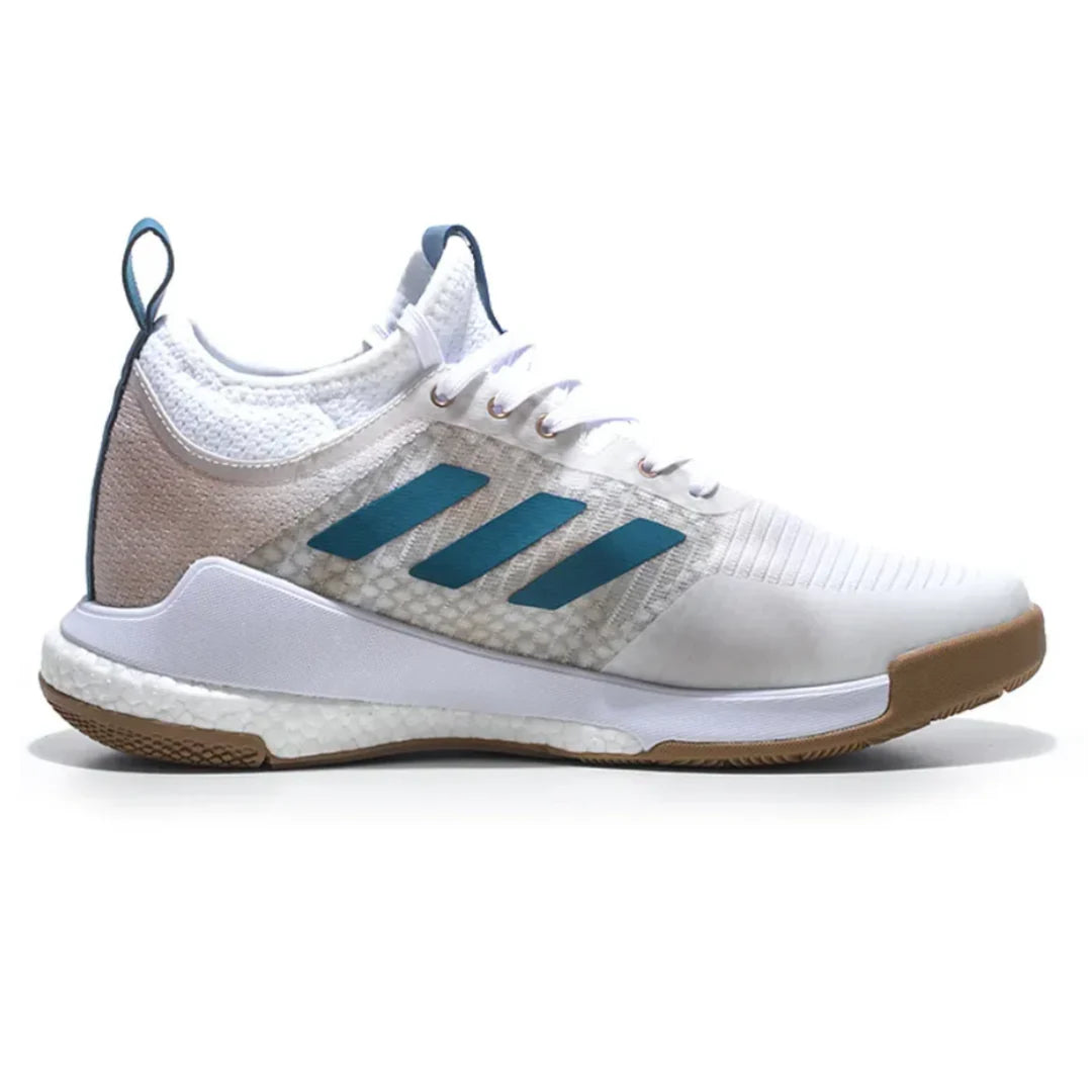 Tênis Adidas Crazyflight Mid Branco Bege