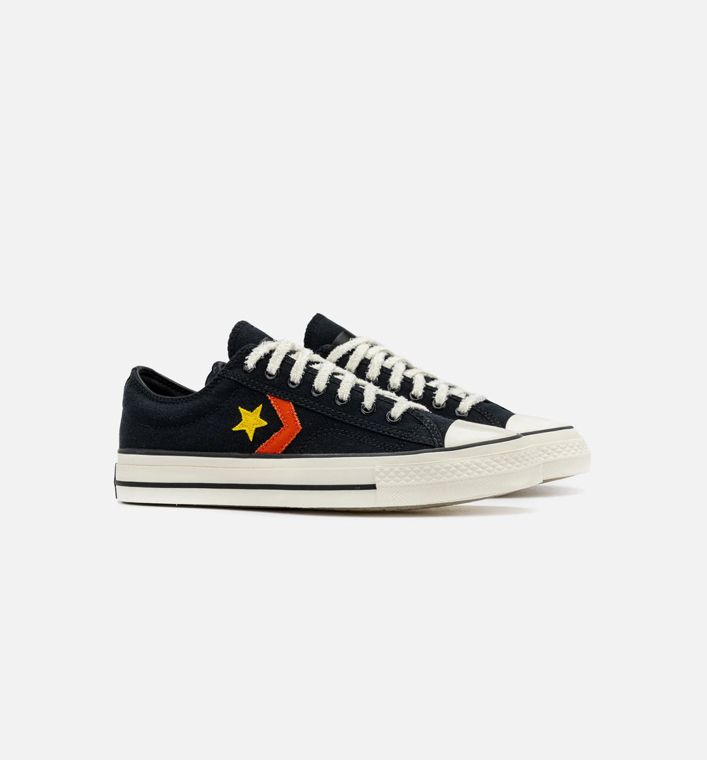 Star Player 76 OX Mens Lifestyle Shoe Black Green Yellow