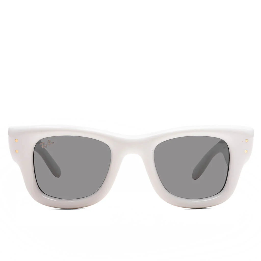 AAP Rocky x Ray Ban Wayfarer Puffer Polished White