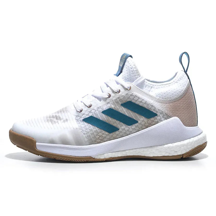 Tênis Adidas Crazyflight Mid Branco Bege