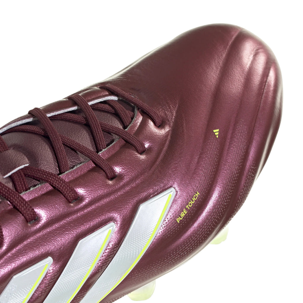 adidas Copa Pure 2 Elite FG Firm Ground Soccer Cleats Shadow Red White Solar Yellow
