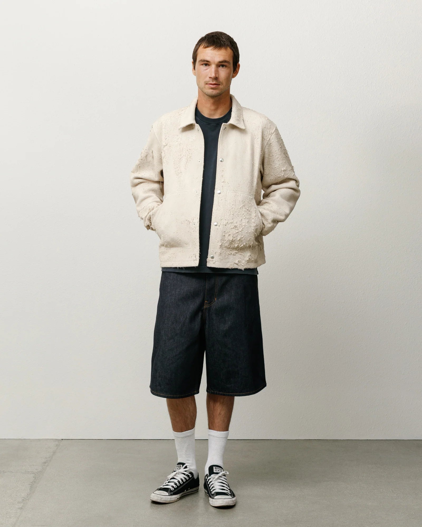 RAW DENIM WORK SHORT