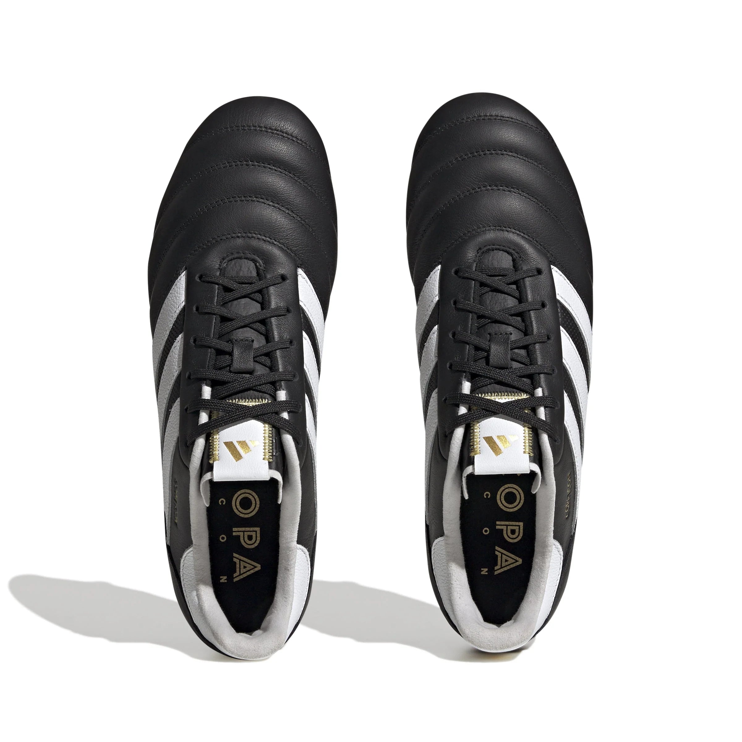 adidas Copa Icon FG Firm Ground Soccer Cleats Black White Gold Metallic