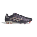 adidas Copa Pure 2 Elite Firm Ground Soccer Cleats Black Platin Metallic Turbo