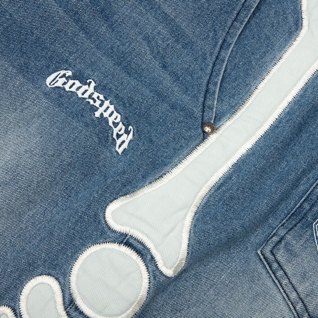 Femur Denim Shorts Blue