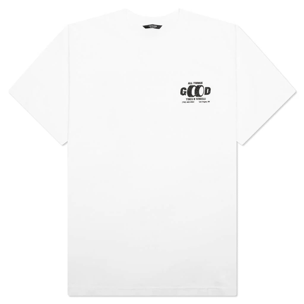 ATG Tires Tee White