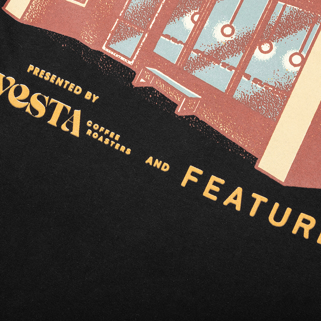 Feature x Vesta Coffee House Tee Black