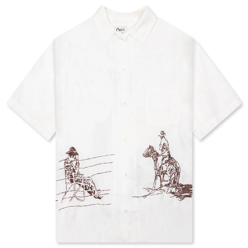 Remember Me Camp Shirt Ivory