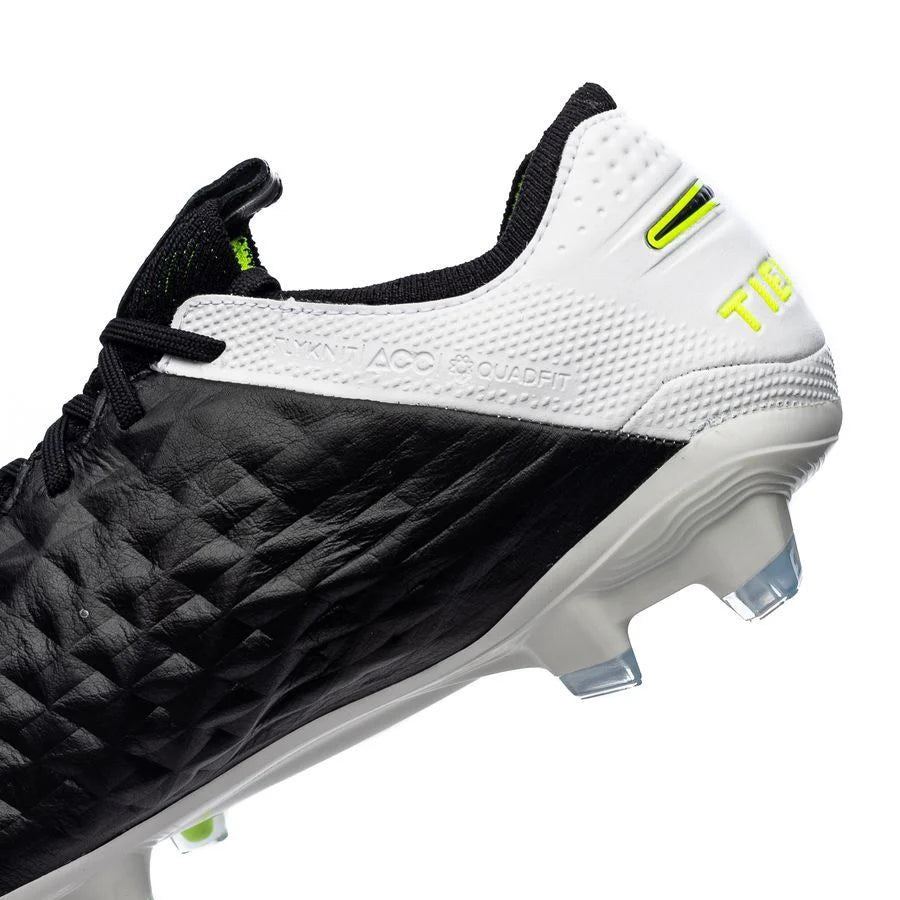 Nike Legend 8 Elite FG Firm Ground Soccer Cleats Black Black White