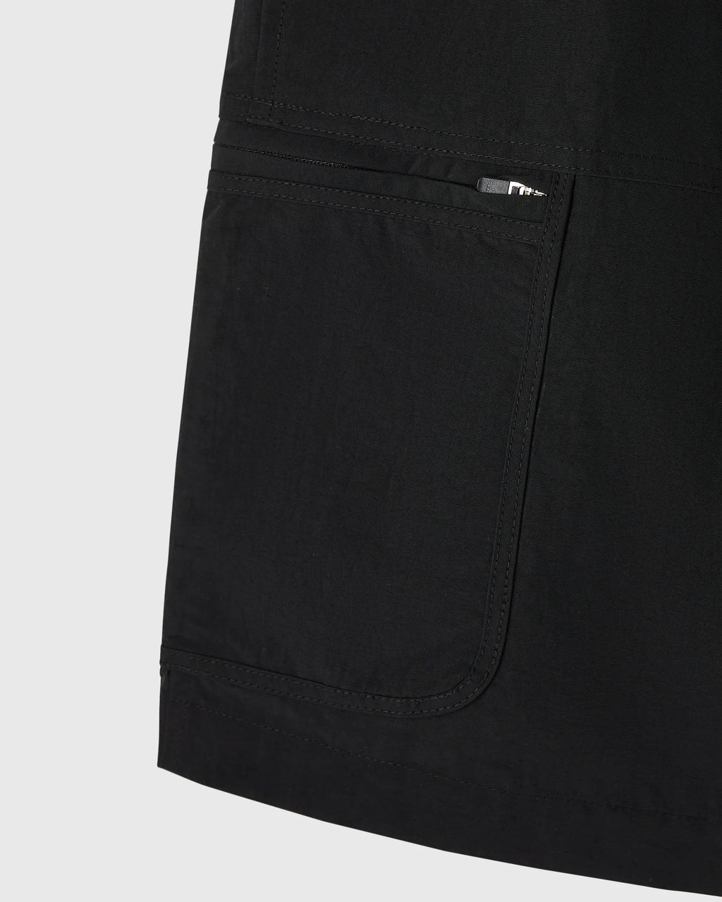 Nylon Hiking Short Black