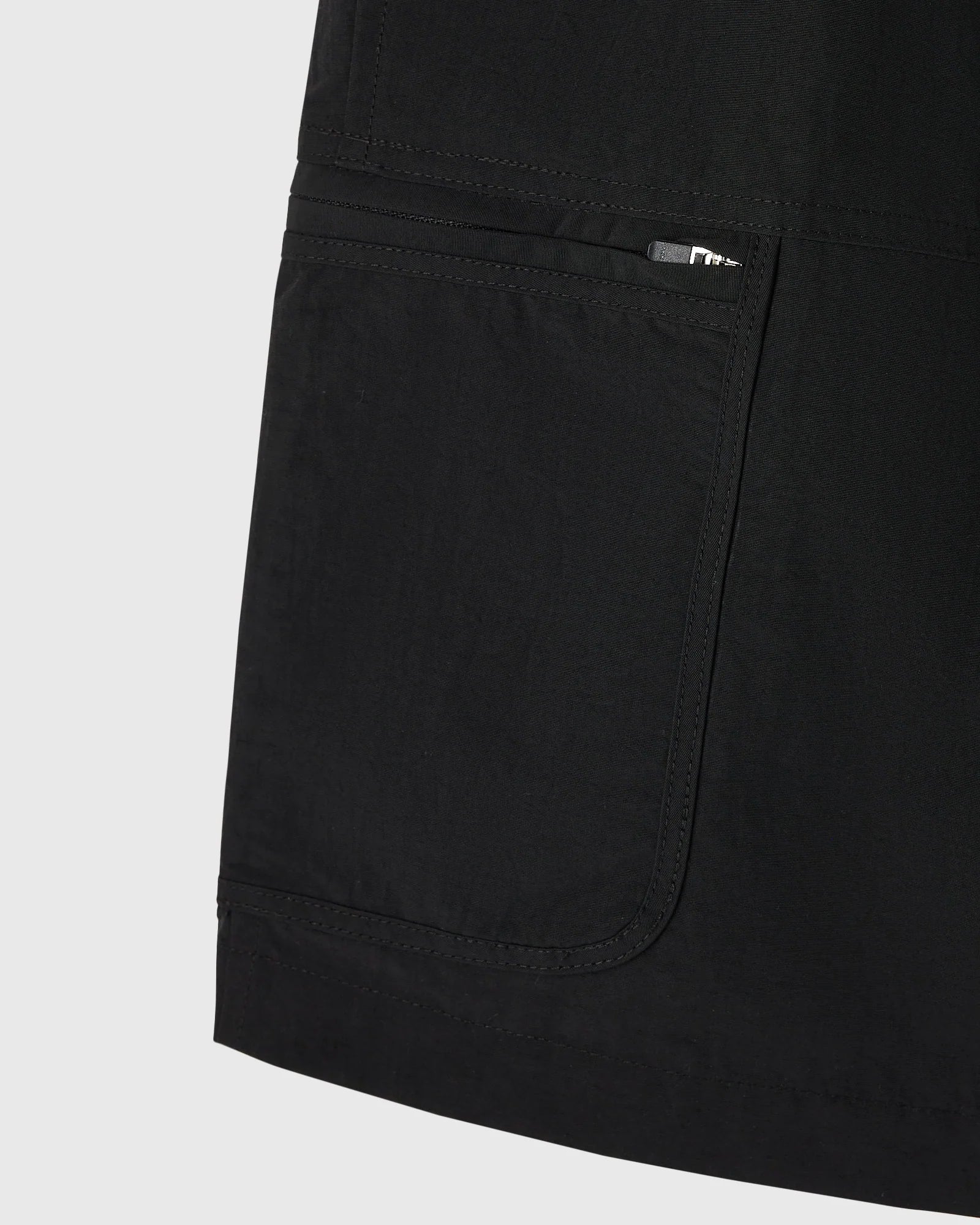 Nylon Hiking Short Black
