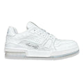Louis Vuitton LV Trainer Sneaker Triple White Monogram Embossed Edition