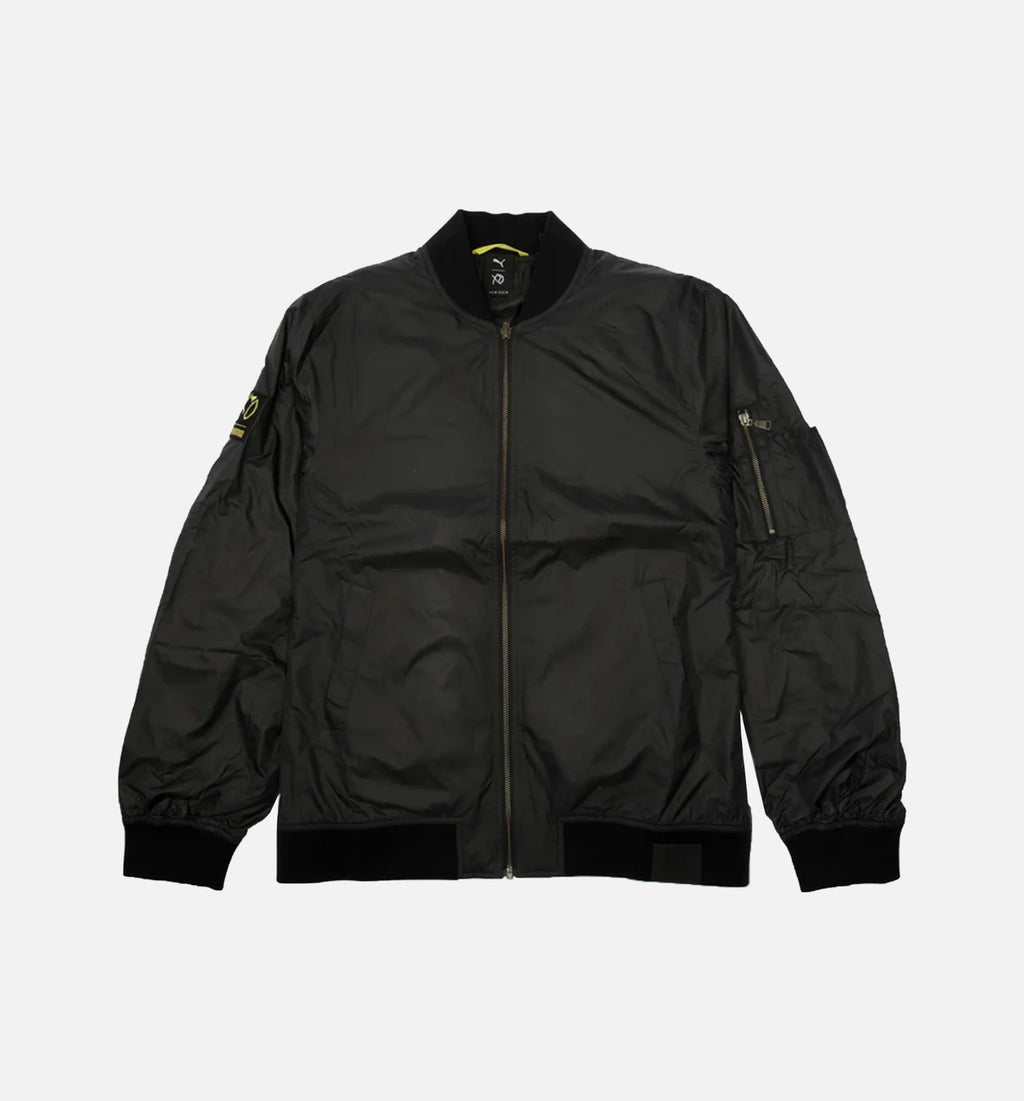 The Weeknd Collection Xo Mens Nylon Bomber Jacket Black Black