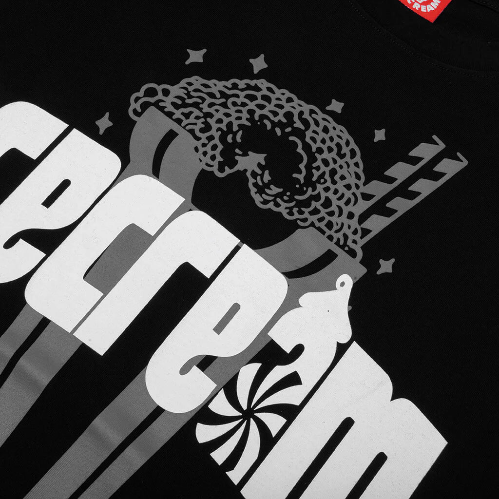 Chrome S S Tee Black