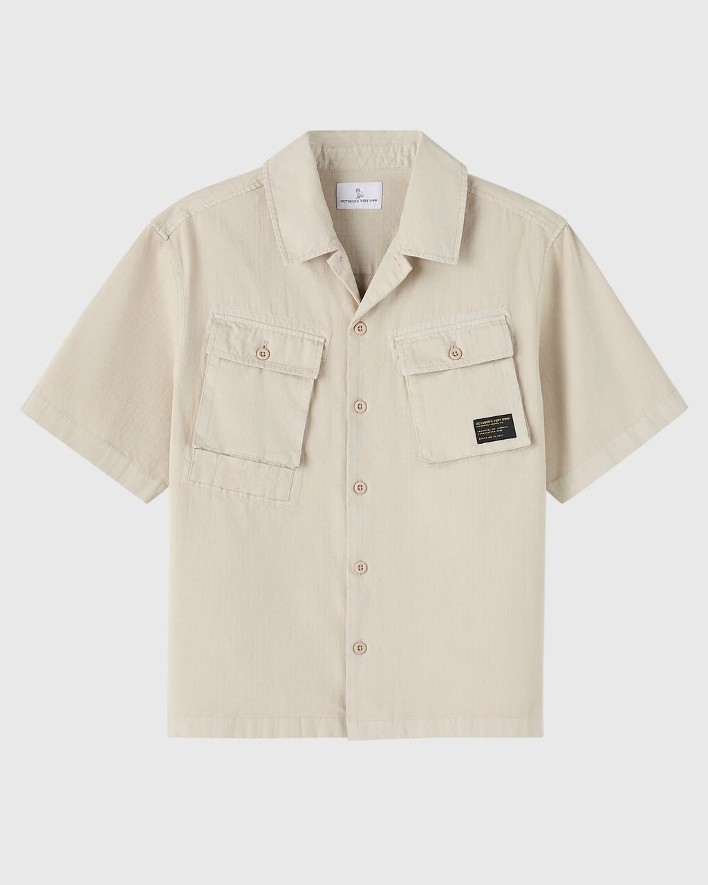 Linen Ripstop Camp Shirt Sandstone