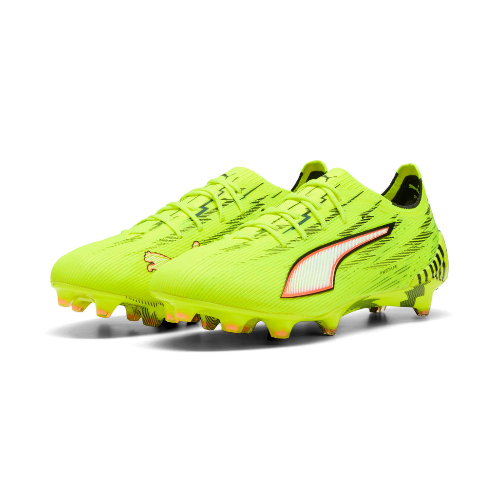 PUMA Ultra 6 Ultimate FG Firm Ground Mens Soccer Cleats Yellow Black Red