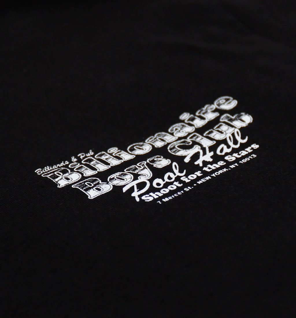 BB Pool Hall Short Sleeve Tee Mens T shirt Black