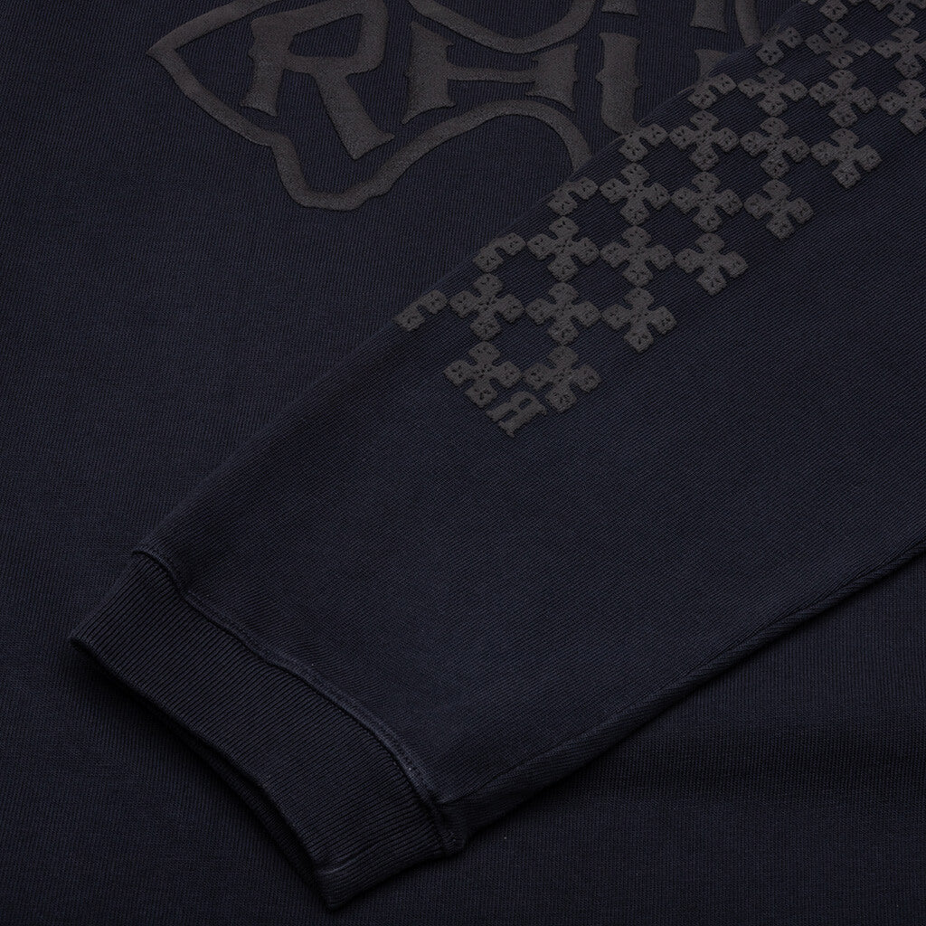 Rhude Cross Logo L S Tee Vintage Black