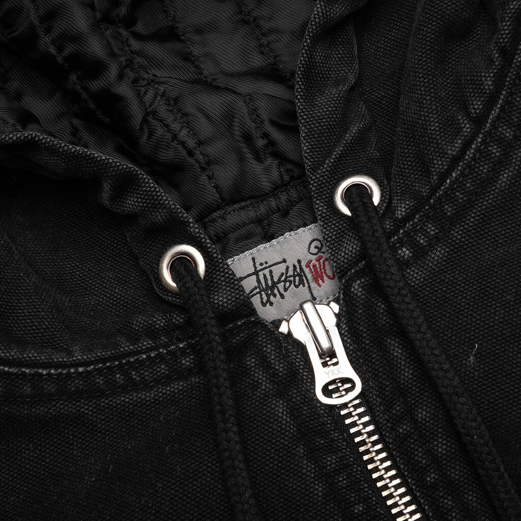 Canvas Insulated Work Jacket Black