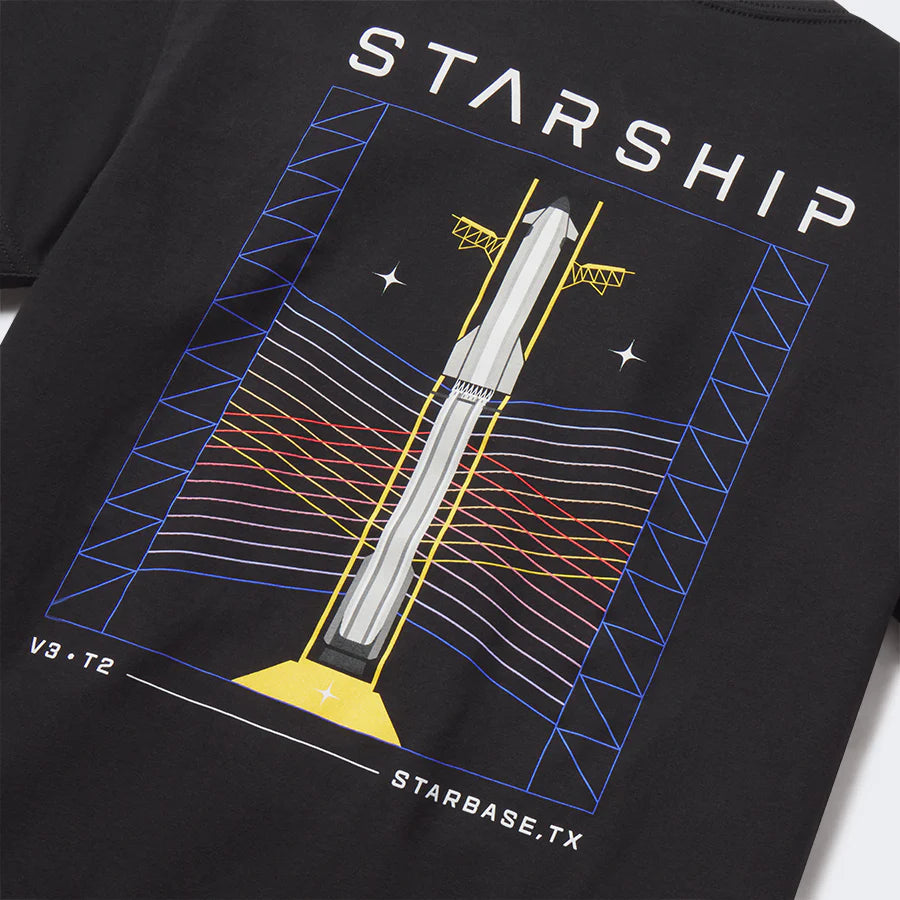 UNISEX STARSHIP MILESTONE V3T2 T SHIRT