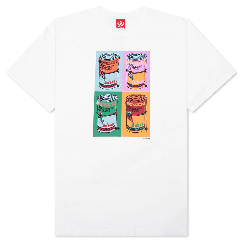 Warbucks S S Tee White