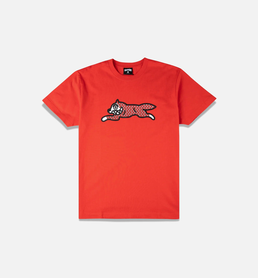 Fossil Fuel Short Sleeve Mens T Shirt Red