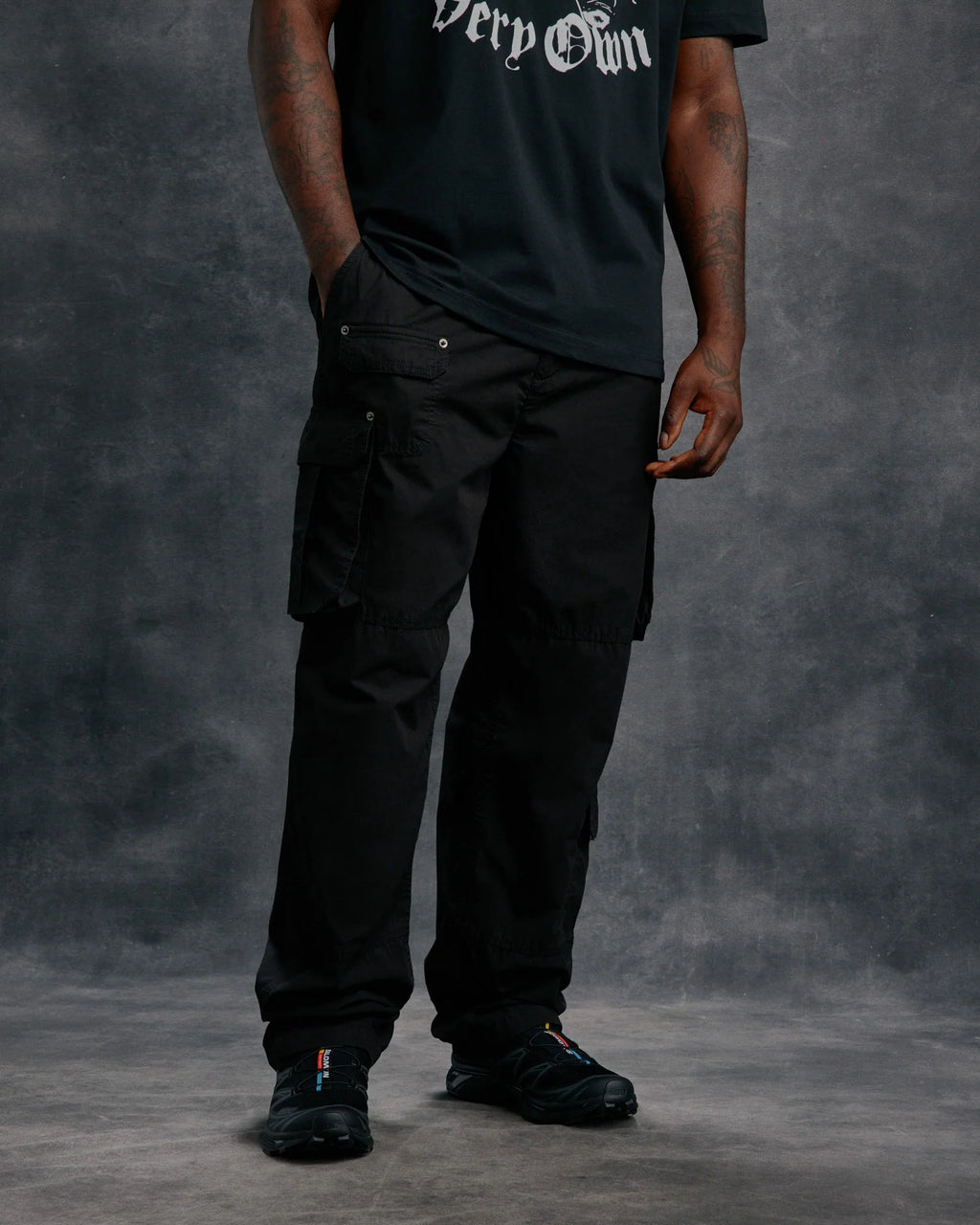 Multi Pocket Cargo Pant Black