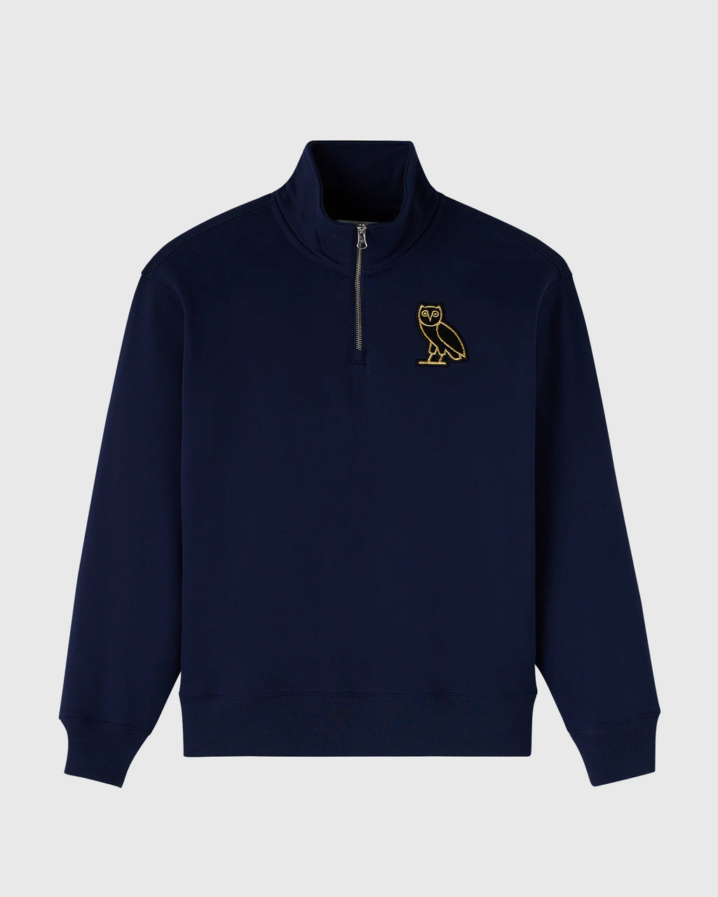 Signature Quarter Zip Mockneck Night Owl Navy