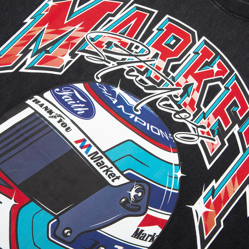Racing Helmet T Shirt Black