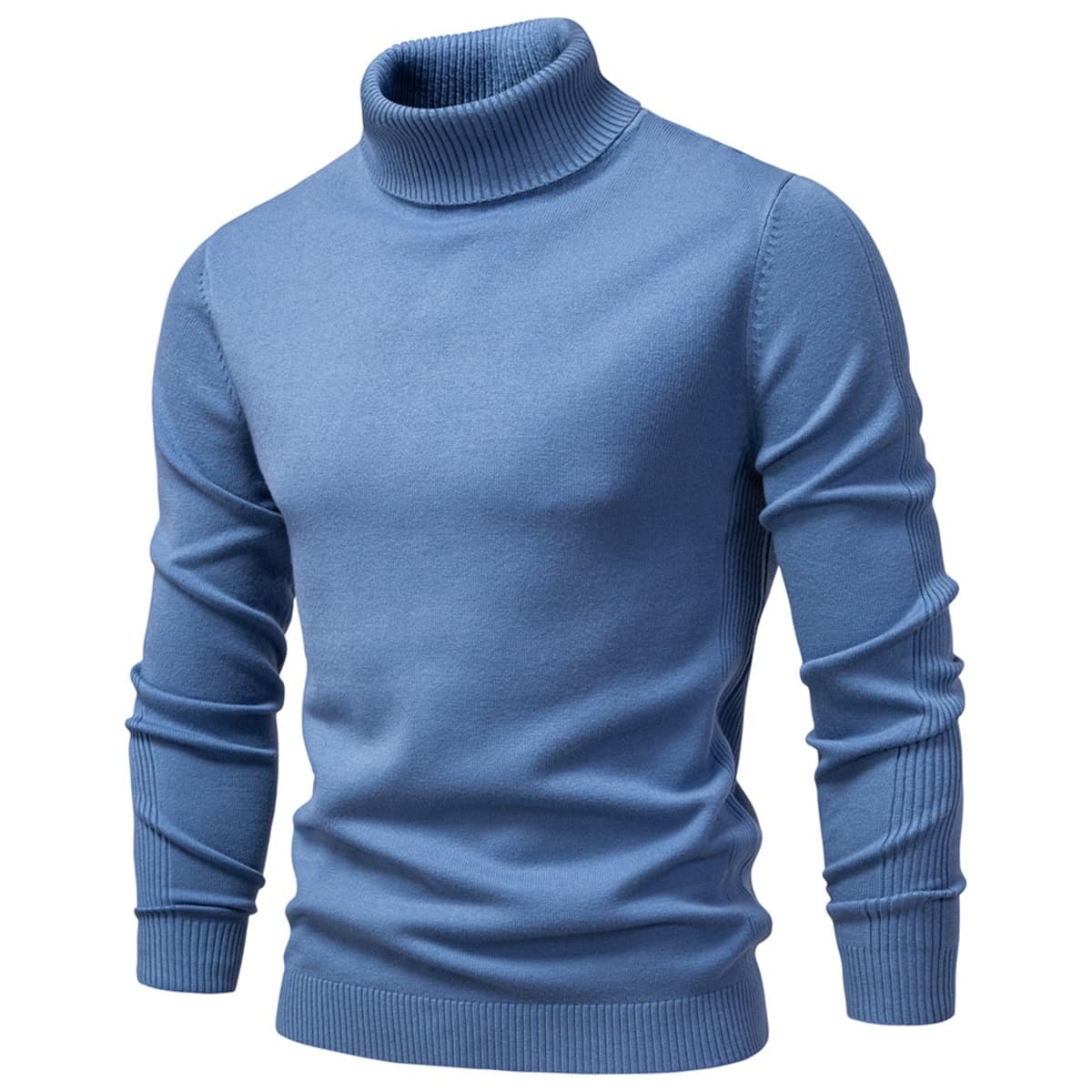 Mens Turtleneck Pullover Sweater