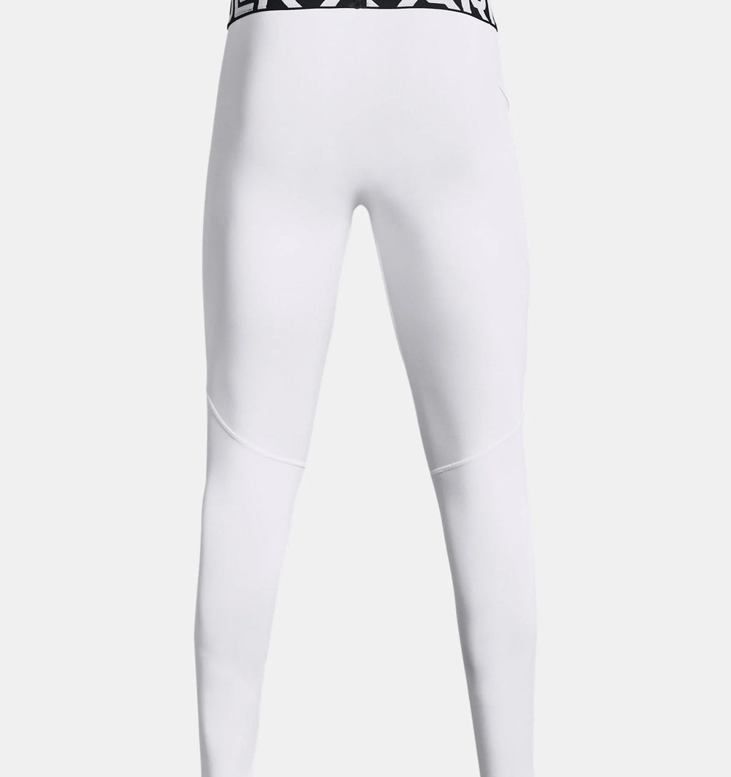 Under Armour Mens ColdGear Leggings White