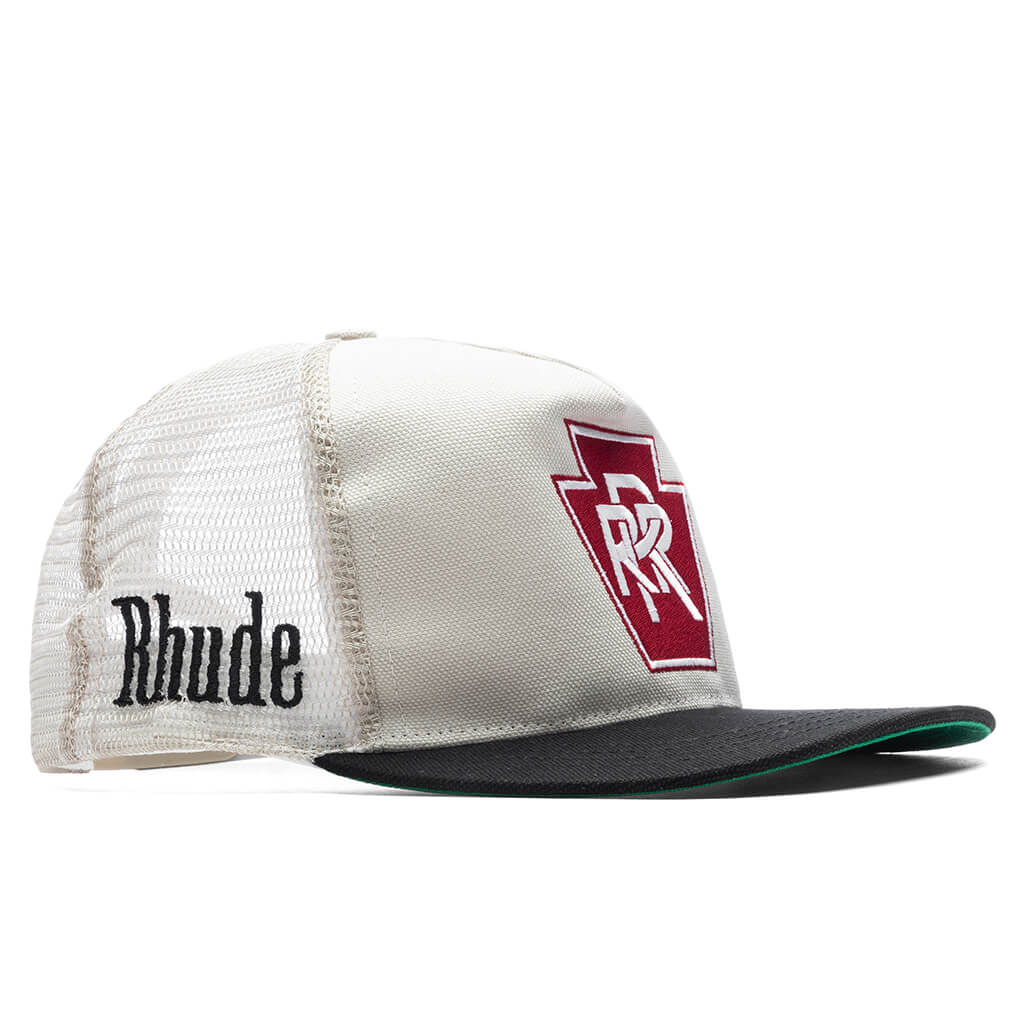 Triple R Trucker Hat Stone Black