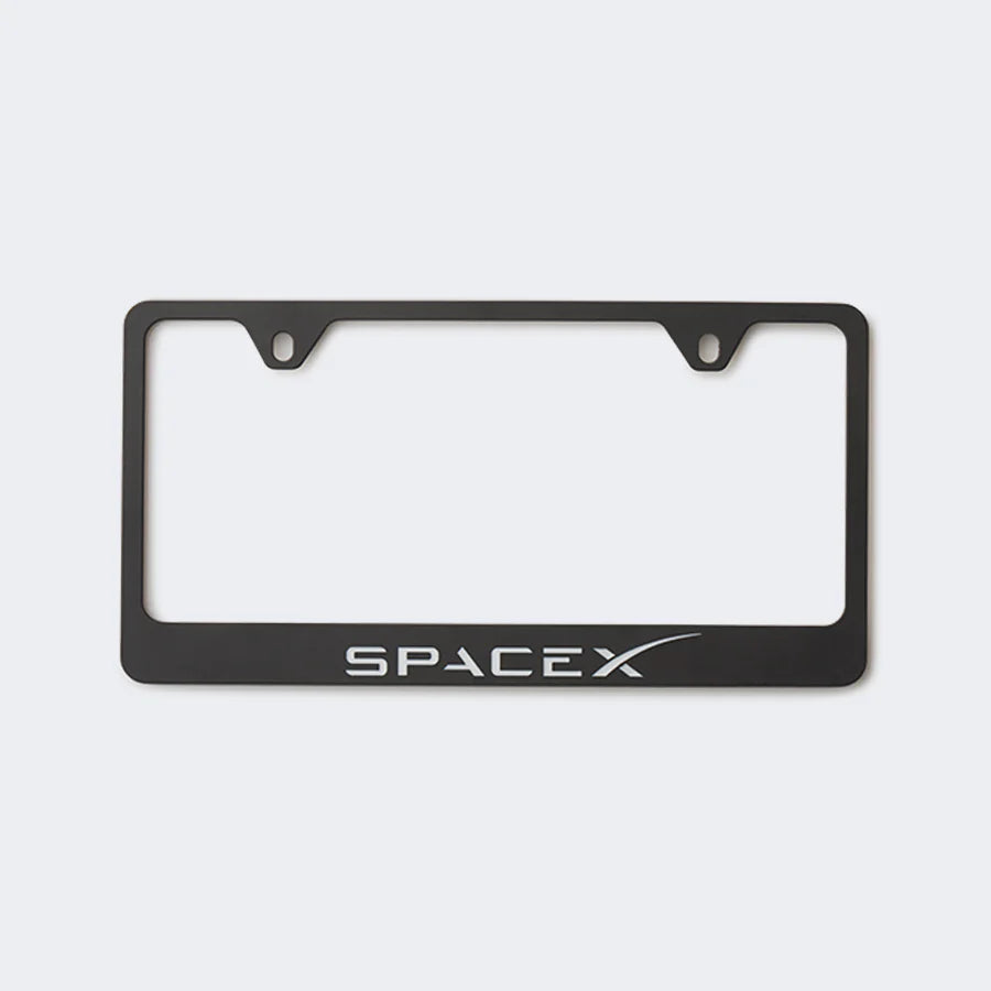 SPACEX LICENSE PLATE FRAME