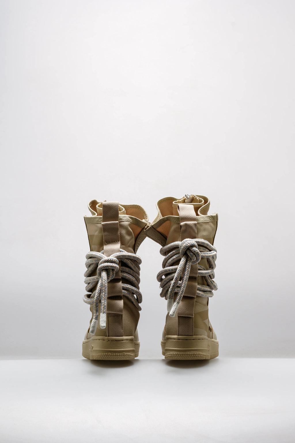 SF Air Force 1 Hi Womens Shoe Tan White