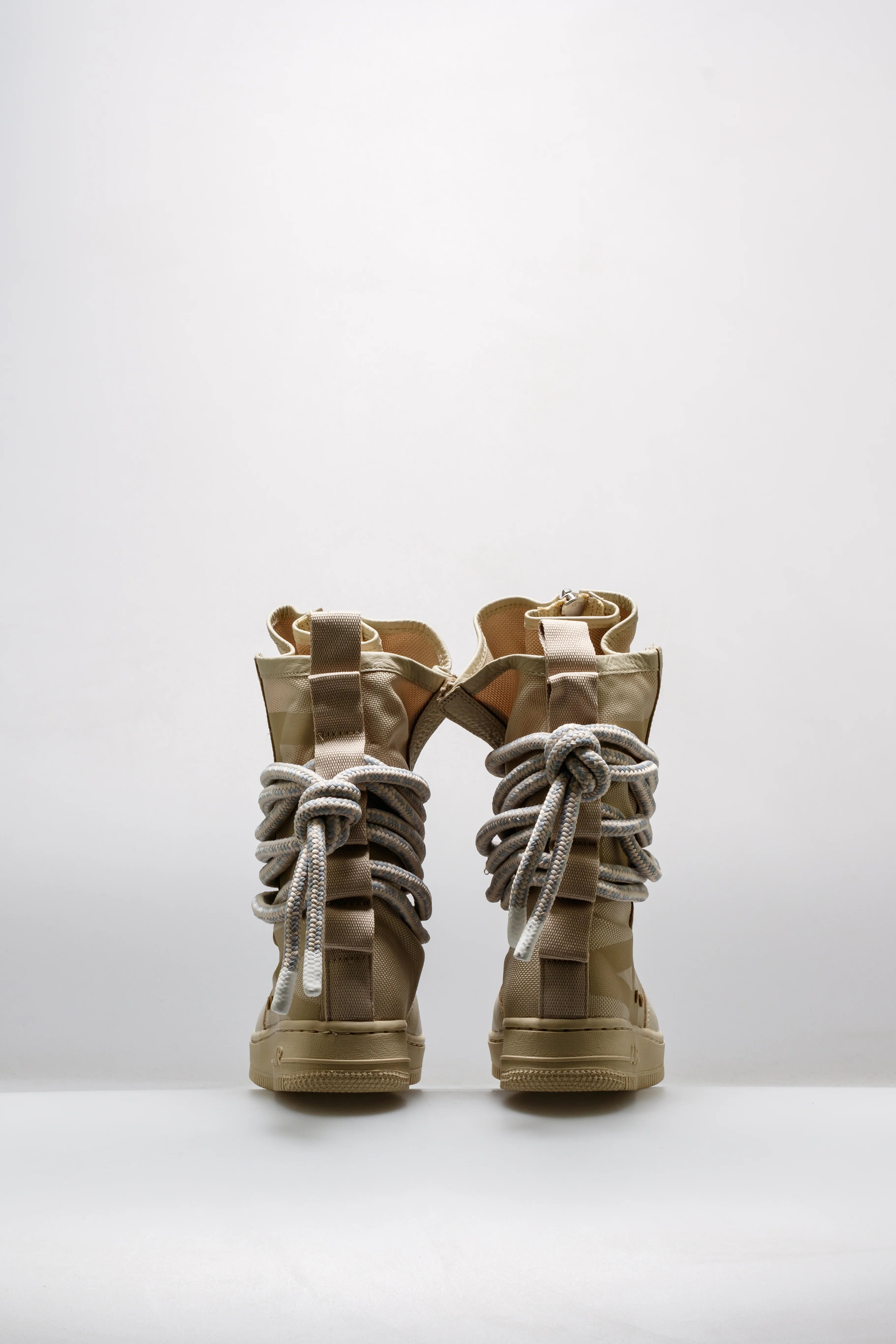 SF Air Force 1 Hi Womens Shoe Tan White