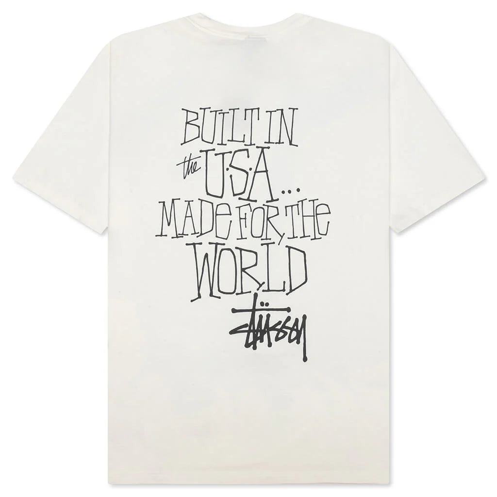 Built In Usa Pigment Dyed Tee Natural