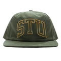 Mid Depth Stu Arch Strapback Olive