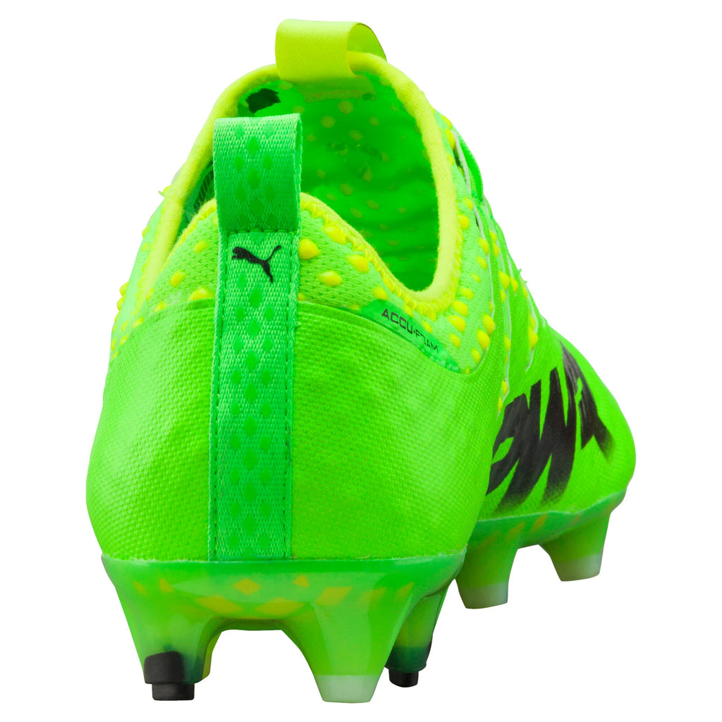 PUMA Evopower Vigor 1 FG Firm Ground Soccer Cleats Green Gecko Black Yellow