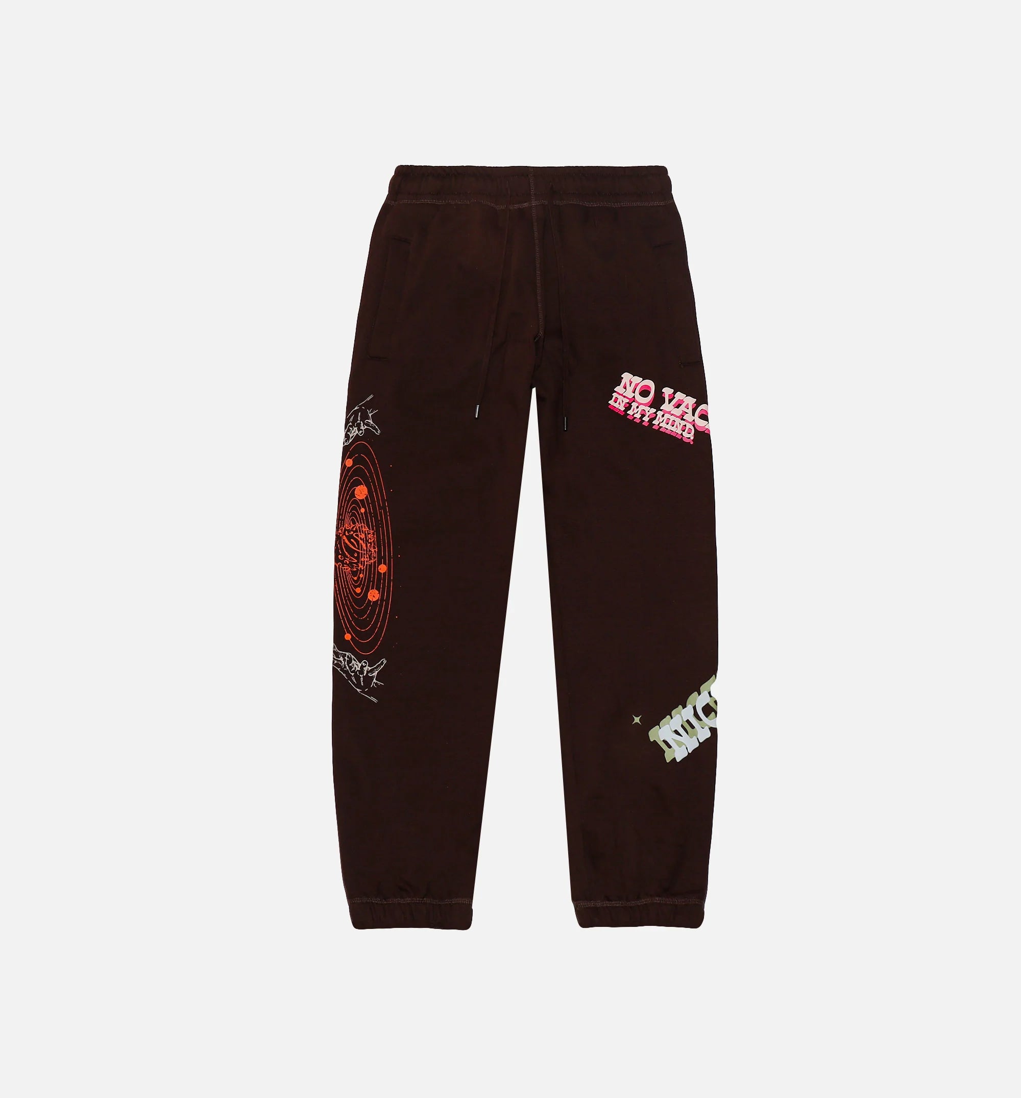 No Vacancy Fleece Jogger Mens Pant Brown
