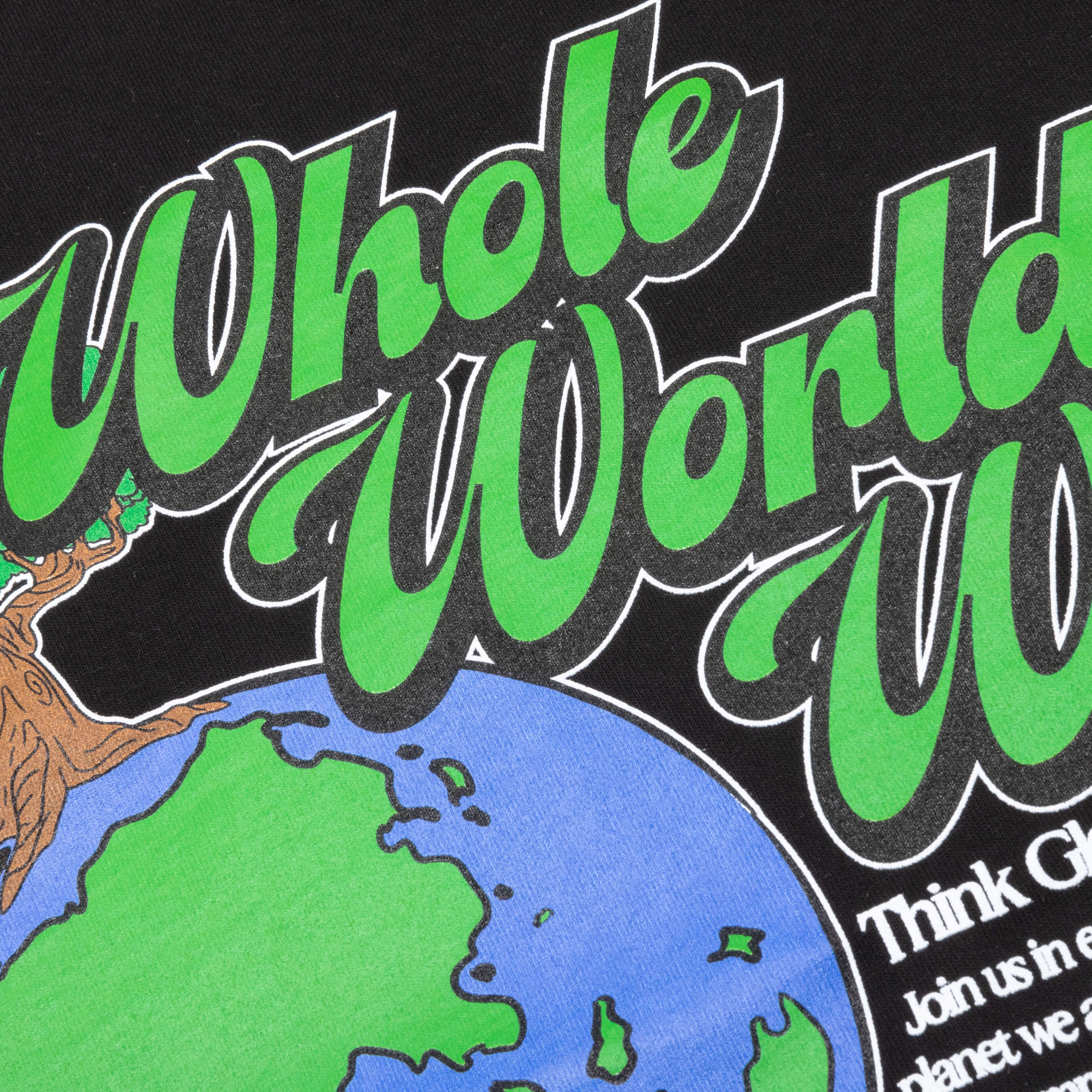 Whole World Wins Tee Black