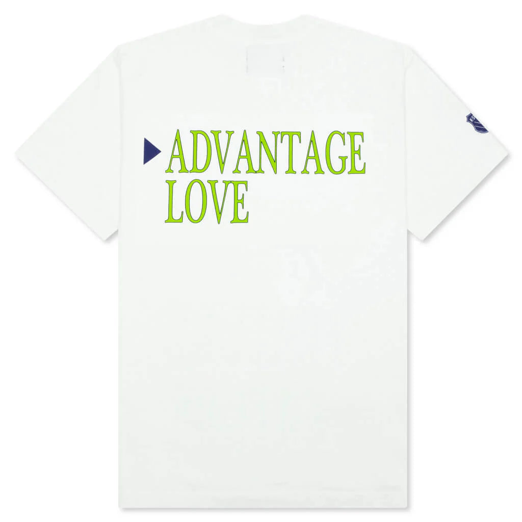 Advantage Love Tee Off White
