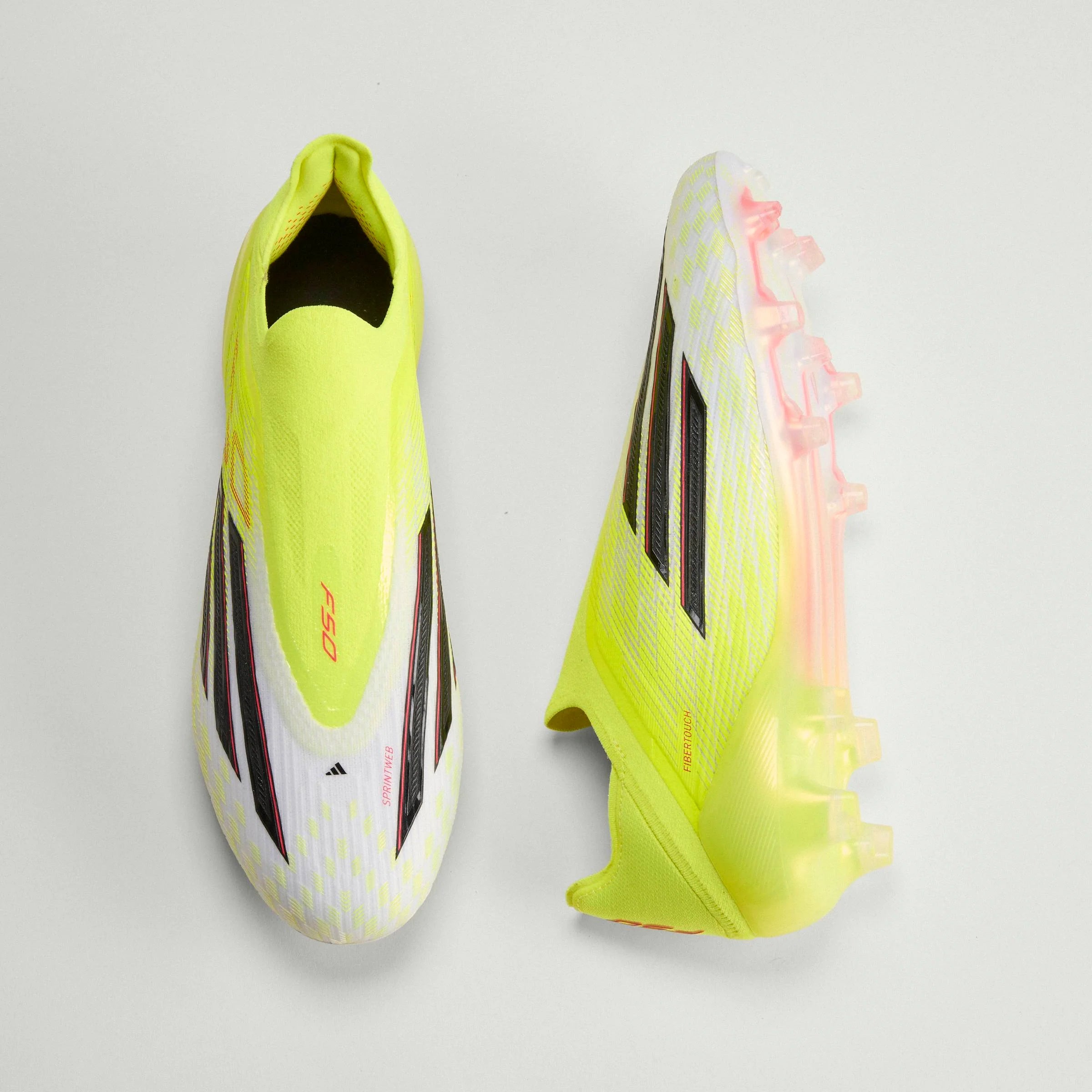 adidas F50 Elite Laceless FG Firm Ground Mens Soccer Cleats Yellow Black Red