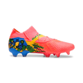 PUMA Future 7 Ultimate Neymar JR FG AG Soccer Cleats Sunset Glow Black