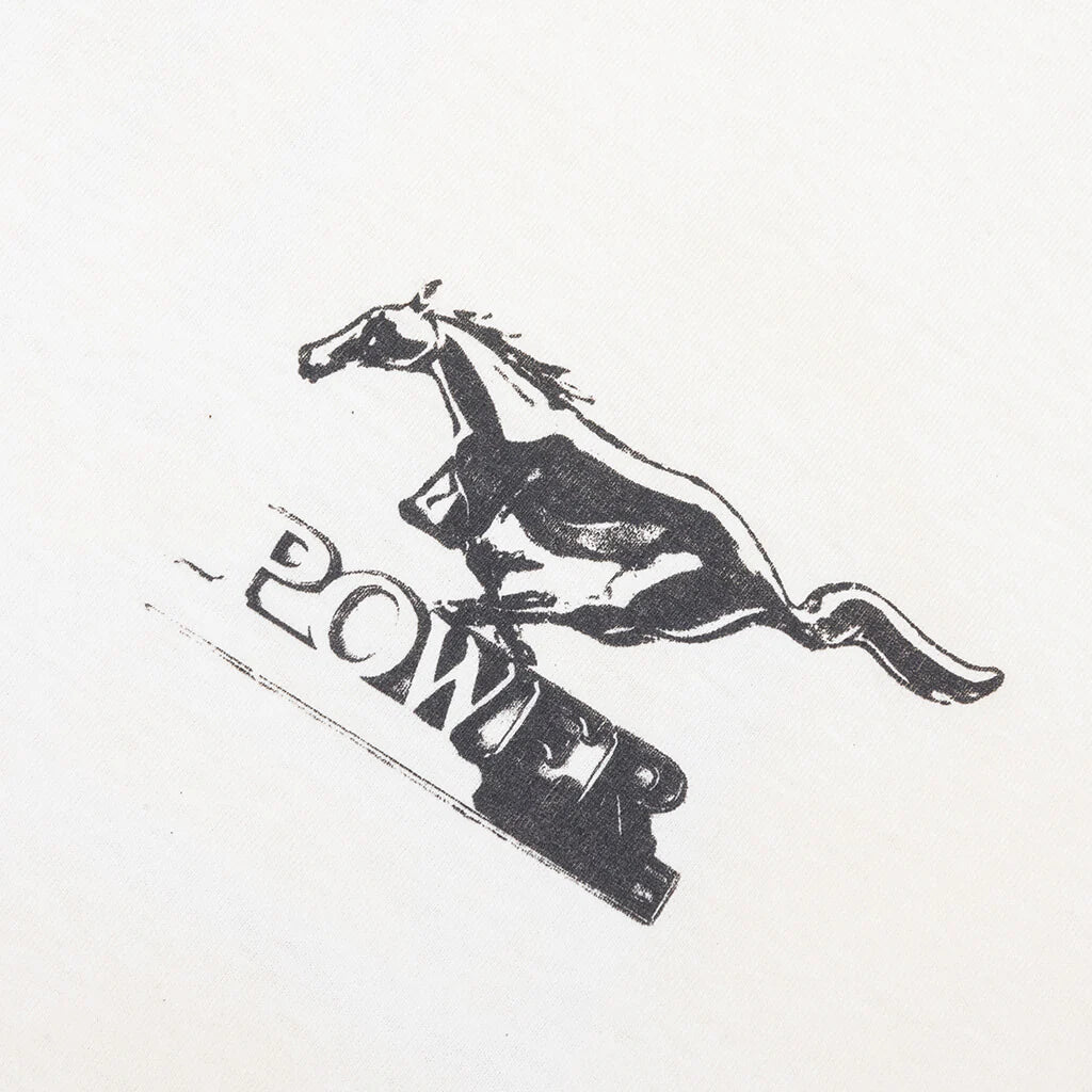 Mustang Cross T Shirt Bone