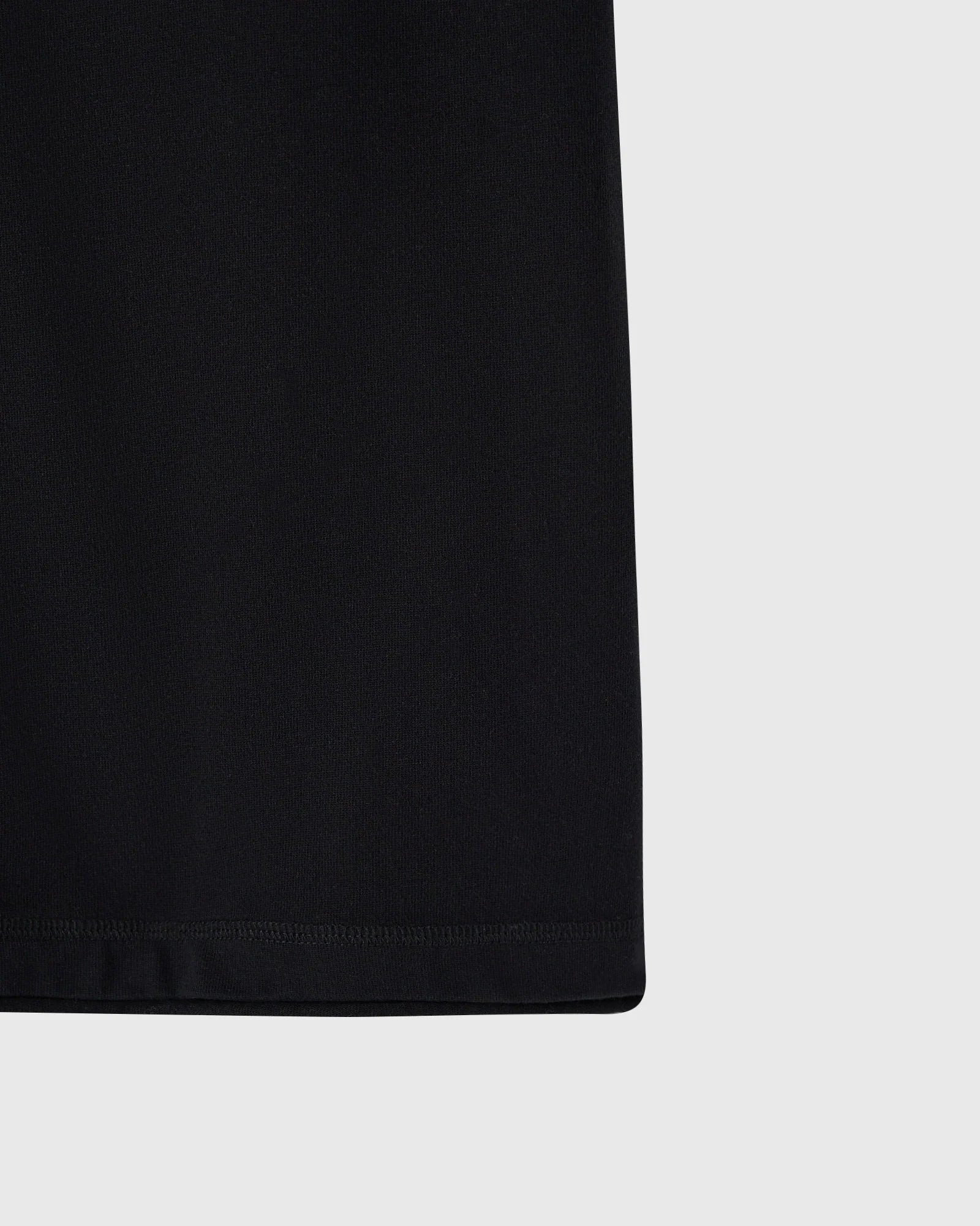 Split Neck Tee Black