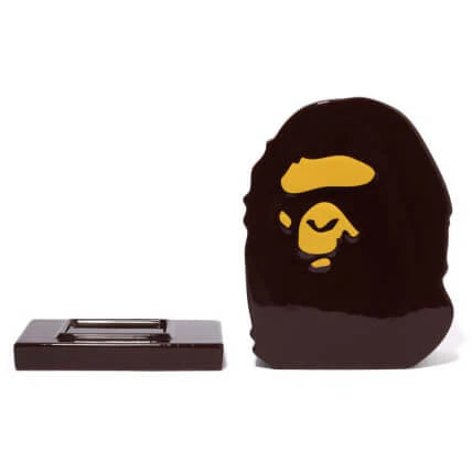 Ape Head Incense Holder Brown