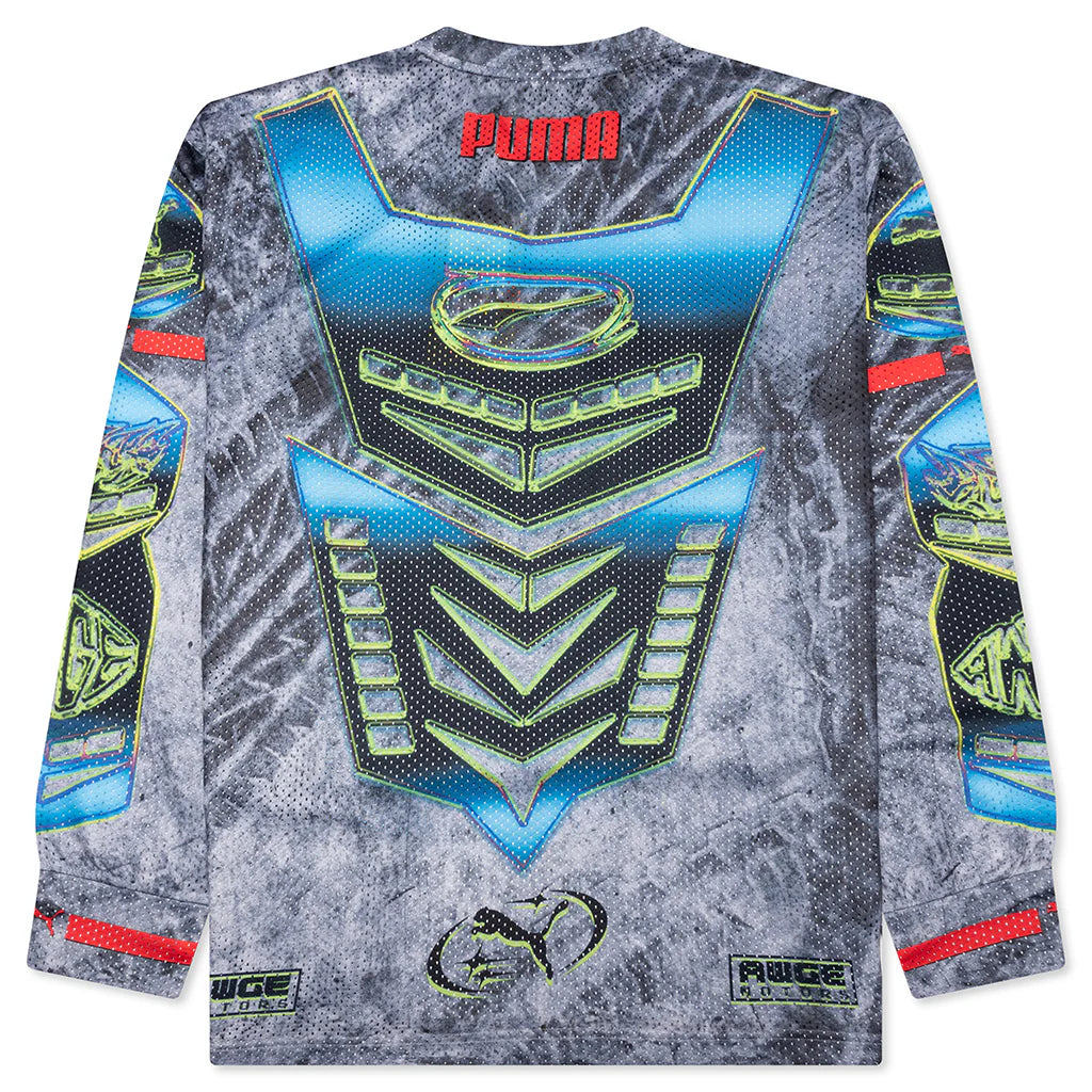 Puma x AAP Rocky Moto Armor L S Tee White