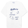 Good Morning Cops Tee White